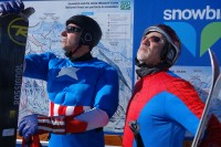 Skiing Super Heroes!!