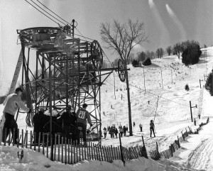 Suicide Six also had a Poma lift Credit: New England Ski Museum