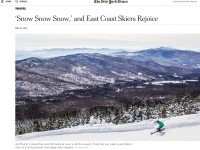 Come On Over, Western Skiers: Eastern Snow Is Epic