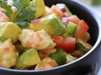 In this Zesty Lime, Shrimp and Avocado Salad recipe, healthy avocados play a starring role! (Credit: skinnytaste.com)