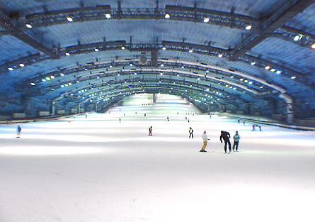 SSAWS (Spring, Summer, Autumn, Winter Skiing) Indoor Ski Dome outside Tokyo. 