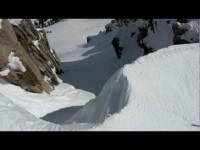 Down Corbet’s Couloir At Jackson Hole