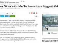 Huff Post: Older Skier’s Guide To America’s Biggest Ski Resort