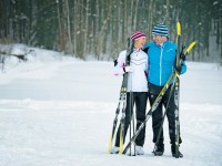 Valentines and Cross-Country skiing.  What could be more romantic?
Credit: X-CSkiResorts