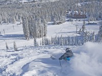 Pow-ing down to the Sugar Bowl village. Always lots of snow for playing.
Credit: Sugar Bowl