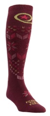 Here's a pair of women's socks: over the calf, compression, lightweight. Credit: Farm To Feet