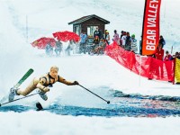 Bear Valley Pond Skimming.  Silly season is in out in happy, snow-filled California.
Credit: Steve Peixotta/ Bear Valley