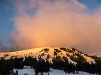 Kirkwood Mountain Resort in the sunset.  A free test Masters Program will run on April 14 for all seniors.
Credit: Kirkwood
