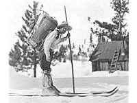 Norway-born Snowshoe Thompson delivered mail in the Sierras in the 19th century.