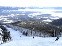 Much of the skiing at Schweitzer Mountain has great views of Lake Pend Oreille and the surrounding mountains.
Credit: John Nelson