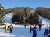 Small is better? Accessible, economical, family-friendly, local ski areas have a community feeling.
Credit: Ski Sundown