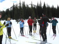 Old expression worth heeding. "Nordic skiing is easy to do but even easier to do wrong."  Take a lesson.
Credit: XCSkiResorts.com