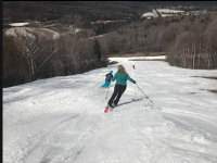 Still turning at Killington with one week to go. Credit: Aspen East Ski Shop