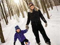 A little planning goes a long way when snowshoeing with kids. Credit: Crystal Mountain
