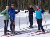 Contemporary nordic ski togs are lightweight, warm, and more athletic looking than Alpine gear. Credit: Roger Lohr