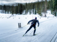 Skate skiing has its own techniques and gear. Credit: HuffPost Canada