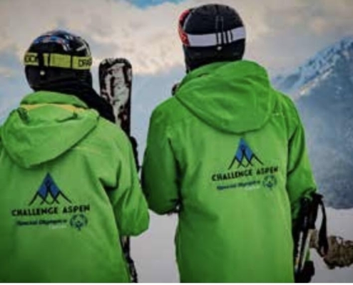 Two Challenge Aspen guide sin green jackets