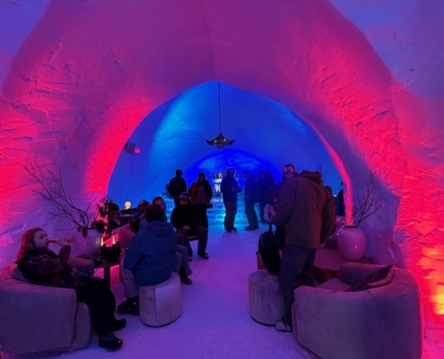 inside the Big Sky Igloo, an ice house_evelynkanter