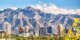 Downtown Salt Lake City skyline with mountains behind